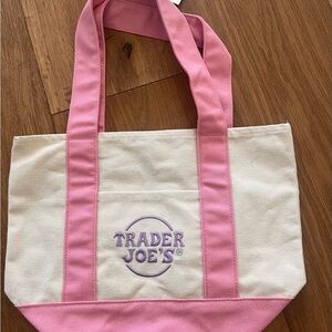 Pink and Cream Tote Bag